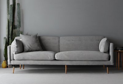 Canapé gris design
