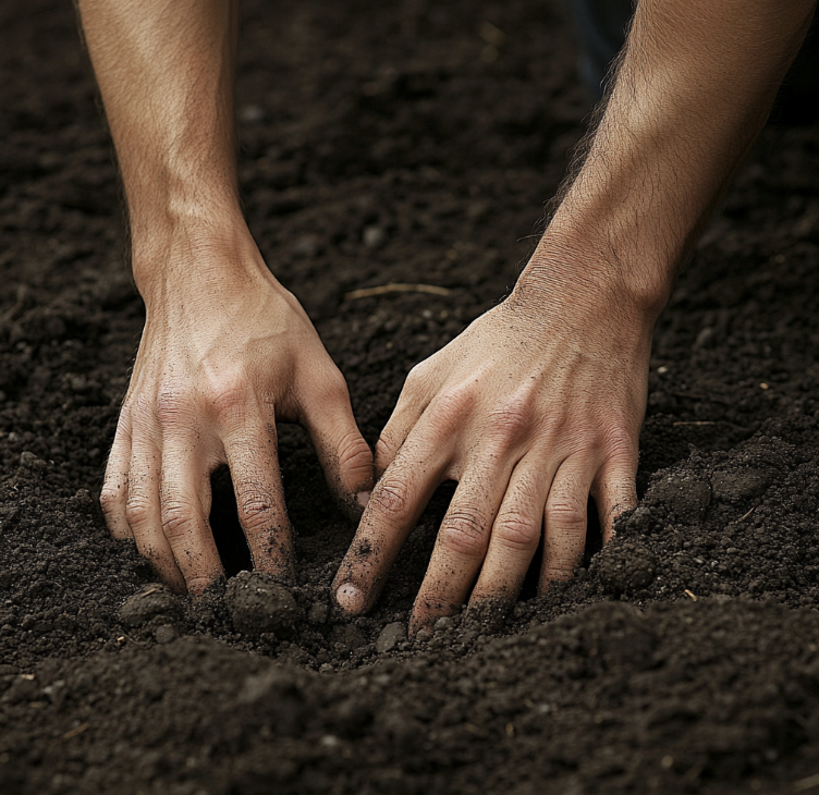 Mettre les mains dans la terre pour réduire son stress