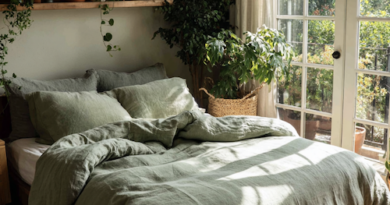 Chambre décoration vert sauge