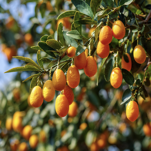Kumquatier avec fruits