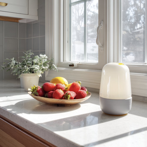 Moucherons dans la cuisine fruits