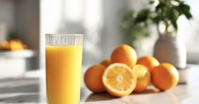 Jus d'orange à l'extracteur