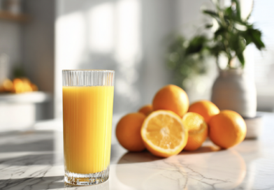 Jus d'orange à l'extracteur