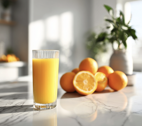 Jus d'orange à l'extracteur